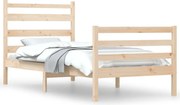 vidaXL Cadru de pat, 100x200 cm, lemn masiv de pin