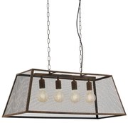 Eglo 49799 - Corp de iluminat pendul AMESBURY 4xE27/60W