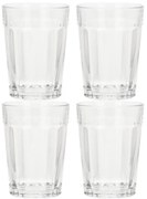 Set pahare Porto, sticla, 250 ml, 4 bucati