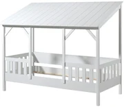 Pat copii Vipack (03) 90 X 200 CM ACOPERIȘ ALB