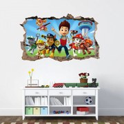 Autocolant de perete decorativ Paw Patrol XL 115x75cm