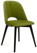 Scaun de sufragerie BOVIO 86x48 cm verde deschis/fag