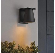Aplică LED de exterior Hinkley HK-HANS-S-BLK HANS 1xGU10/8W/230V IP44