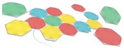 Nanoleaf NL42-6002HX-15PK - Set 15 panouri LED RGB dimabile, 2W, 230V