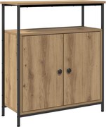 vidaXL Servantă, stejar artizanal, 70x30x80 cm, lemn prelucrat