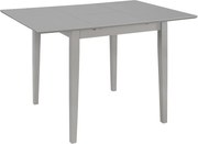 vidaXL Masă de bucătărie extensibilă, gri, (80-120)x80x74 cm, MDF