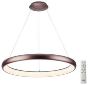 Lustră LED dimabilă pe cablu ANTONIO LED/80W/230V maro Azzardo AZ5065 + telecomandă