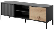Dulap RTV negru cu specificatii dub artisan RAVE 153 2D
