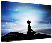 Tablou - Femaia meditând (90x60 cm)