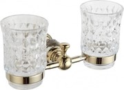 Mexen Estela pahar dublu pentru periuțe de dinți, auriu - 7011552-50