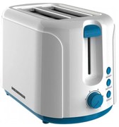 Heinner TP-750BL - Prăjitor de pâine cu 2 fante, 750W/230V, alb/albastru