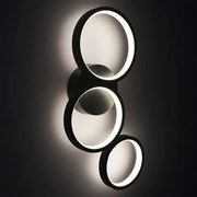 Aplică LED FLAMENCO LED/23W/230V 4000K negru