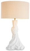 Veioza, Lampa de masa LUX Banyan Alb