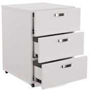 Containere sub birou - Alb