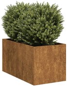 vidaXL Jardinieră Rusty 40x80x40 cm Oțel pentru intemperii