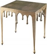 Masuta deosebita design picatura Liquid Line L 50cm, auriu