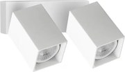 Ideal Lux - Aplica de perete cu spoturi LED DYNAMITE 2xGU10/7W/230V CRI 90 albă