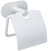 Suport pentru hârtie igienică alb autoadeziv din oțel inoxidabil Orea – Wenko