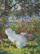 Reproducere Alice Hoschedé au Jardin (1881), Claude Monet