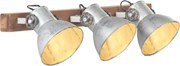 vidaXL Lampă de perete industrială, argintiu, 65 x 25 cm, E27