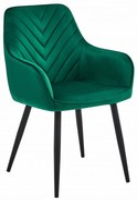 Scaun de masa NANA VELVET, verde inchis