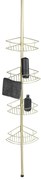 Raft telescopic de dus DOLCEDO, 4 niveluri, metal, negru, WENKO