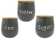 Set 3 recipiente SUGAR+TEA+COFFEE