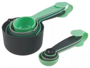 Linguri pentru masurat 10 buc. Tasty Go Green 678098, 10 marimi, Plastic, Multicolor
