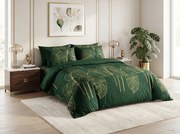 Lenjerie de pat din microfibra VENECIA verde Dimensiune lenjerie de pat: 2 buc 70 x 90 cm | 200 x 220 cm