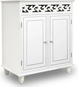 Comodă JERSEY, 76x65x35cm, alb Casaria