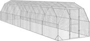 vidaXL Pui de găină 2,5x12x2,25 m Oțel galvanizat