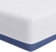 vidaXL Saltea Alb și albastru 80 x 200 cm Material Jacquard