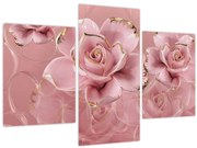 Tablou - Decor floral (90x60 cm)