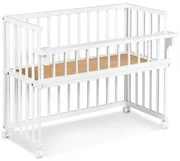 Patut copii lemn Klups Piccolino alb 90x40 cm