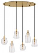 Suspensie moderna 6 becuri E14 Garri 15789-6HM Globo