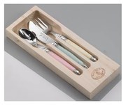 Set tacâmuri din inox pentru copii Jean Dubost Pastel