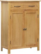 vidaXL Dulap de pantofi, 76 x 37 x 105 cm, lemn masiv de stejar