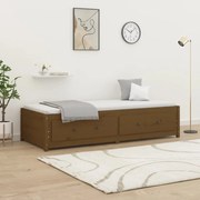 vidaXL Pat de zi, maro miere, 80x200 cm, lemn masiv de pin