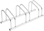 vidaXL Suport pentru biciclete, pentru 3 biciclete, oțel galvanizat