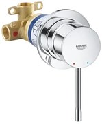 Baterie dus incastrata Grohe Essence crom lucios cu corp ingropat