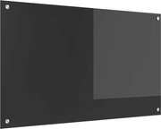 vidaXL Panou de bucătărie Gri închis 100 x 60 cm sticlă securizată