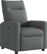 vidaXL Fotoliu recliner Gri închis 69 x 86 x 100 cm țesătură