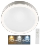 Plafonieră LED dimabilă LED/40W/230V 3000K/4000K/6500K + telecomandă