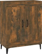 vidaXL Dulap, stejar fumuriu, 69,5x34x90 cm, lemn compozit
