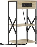 vidaXL Dulap de noapte Stejar Sonoma 41 x 31 x 76 cm Lemn compozit