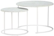 Outsunny set mese rotunde, bistro, Ф70x 50cm, Ф50x43cm | Aosom Romania