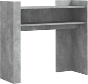 vidaXL Masă consolă, gri beton, 100x35x90 cm, lemn prelucrat
