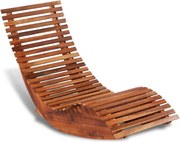 vidaXL Șezlong balansoar, lemn de acacia