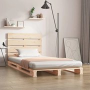 vidaXL Cadru de pat fără saltea, 75x190 cm, lemn masiv de pin