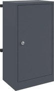vidaXL cutie poștală cu depozitare Antracit 30 x 20 x 55 cm Oțel